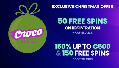 Crocoslots Christmas Offer