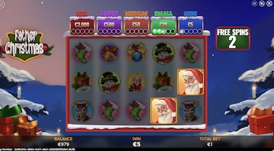 Father Christmas Free Spins