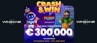 Crash & Win Tournament: 300 Daily Prize Drops