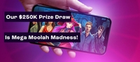 Take Part in $250,000 Mega Moolah Mega Raffle!