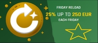 Remember to Cash-in Your Friday Bonus at Casino Universe!