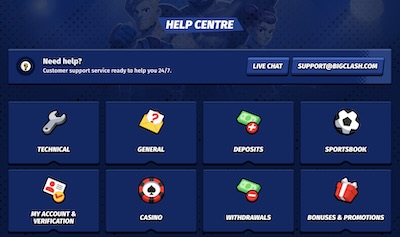 Big Clash Help Cente