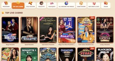 BillyBets Live Casino