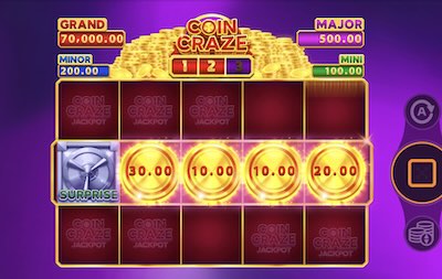 Coin Craze Jackpot Bonus Game