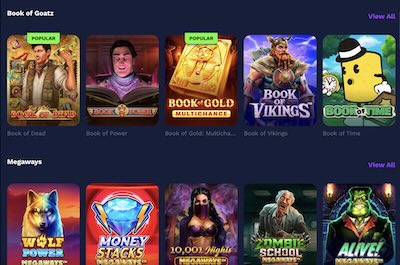 Goatz Game Selection