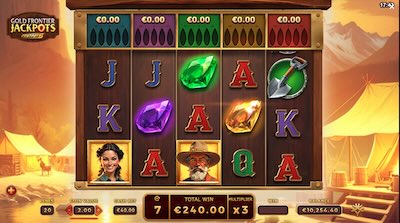 Gold Frontier jackpot free spins