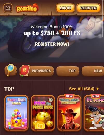 Roostino Mobile Casino