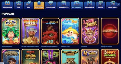 Spins of Glory Popular Games