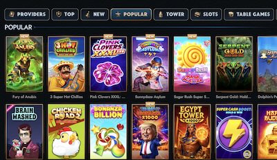 Tower Casino Popular Games